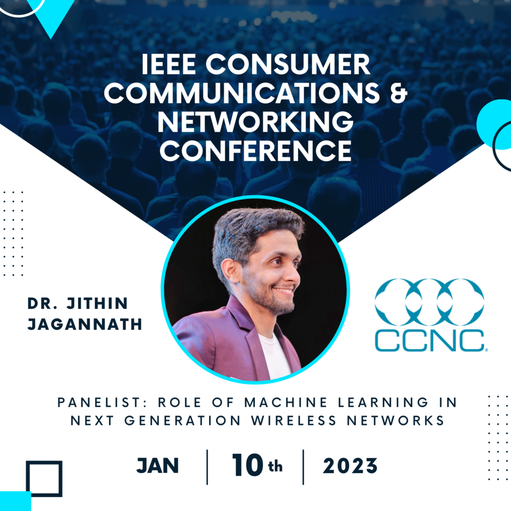 Dr. Jithin Jagannath: Panelist at the 2023 IEEE CCNC