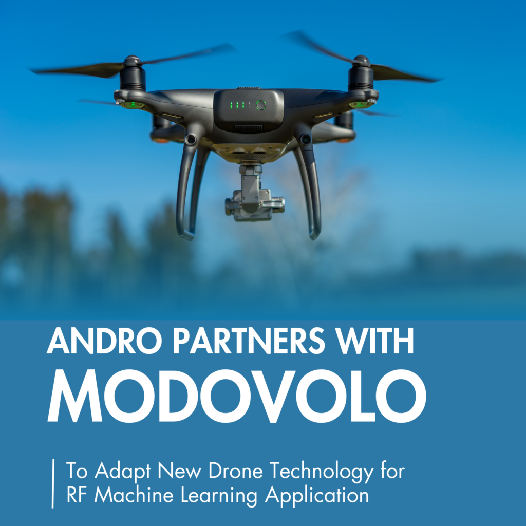 ANDRO Partners with Modovolo to Adapt New Drone Technology for RF Machine Learning Application